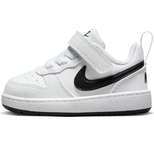 Nike Court Borough Low Recraft Baby/Toddler Shoes (DV5458-104, White/Black) Size 7