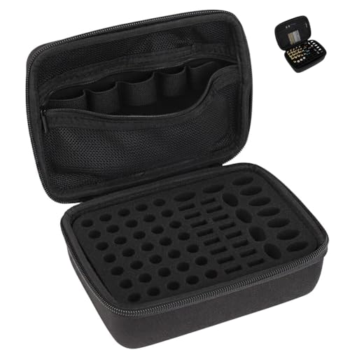 HUIZHU EVA Storage case with Sponge for Electronics and 5IO carts and 5IO pen Battery 5IO tank case Pod case cables case and USB cable U disk (Black)