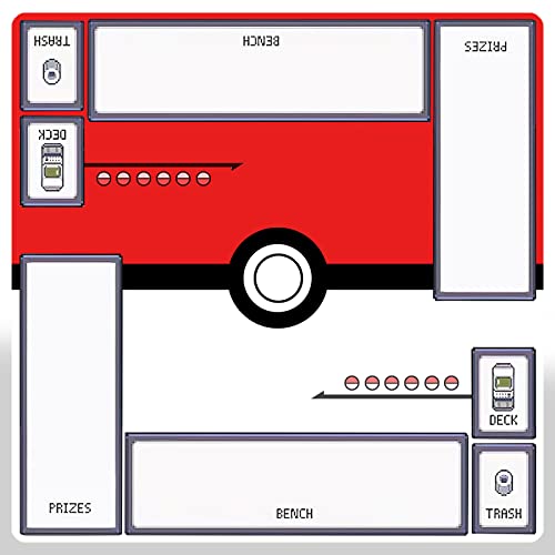 sabermaster 2Player mat Playmat Mat for Game Card Card Game Square Desk Mat for Gamer, Office Home, 60x60cm/23.6x23.6inch