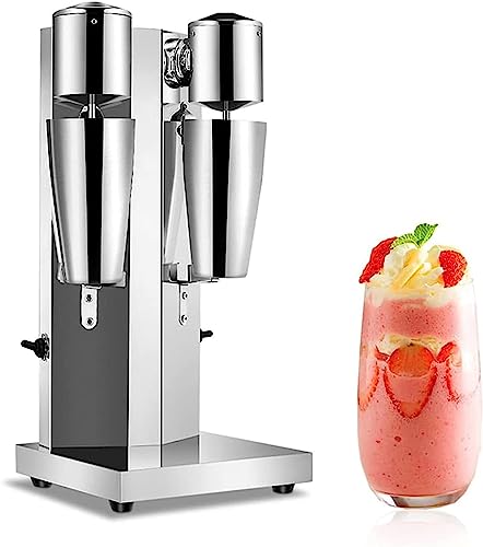 Milkshake machine Stainless Steel Drink Mixer Commercial Electric Milk shake Maker High Speed Silent Frappe Blender for Mixing/Coffee/