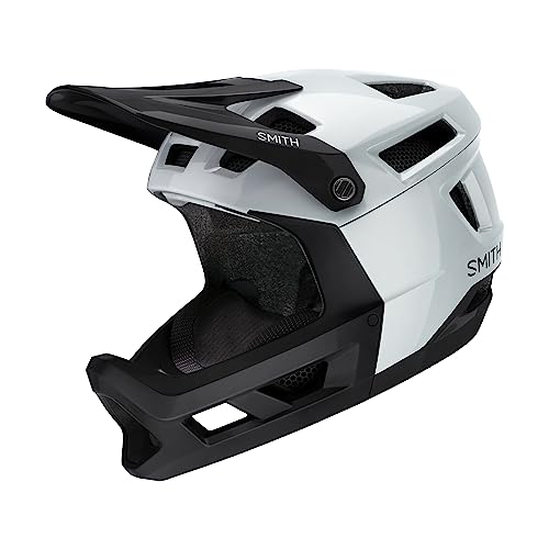 SMITH Mainline MTB Cycling Helmet – Downhill Certified Adult Enduro Mountain Bike Helmet with Koroyd + MIPS Technology – Lightweight Impact Protection for Men & Women – White/Black, Small