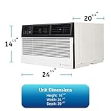 Friedrich Uni-Fit 8,000 BTU Smart Through-The-Wall Earth Friendly Air Conditioner Heater Unit Combo - Quiet Master Technology