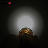 CREE Q5-XPE LED 3 Modes 350LM 18650/AAA Focus Adjustable Flashlight Outdoor -Black