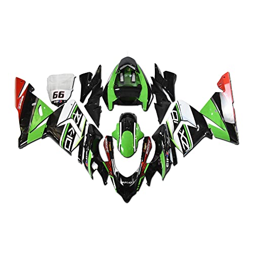 MC Green Black Fairing Fit for Kawasaki Ninja 2004 2005 ZX10R ZX-10R Injection Mold ABS Plastics New Bodywork 04 05 M47