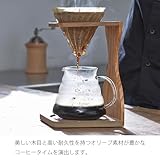 Hario V60 Olive Wood Pour Over Stand Set