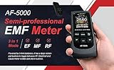 LATNEX AF-5000 5G EMF Meter RF Detector Tester and Reader with Calibration Certificate - Tests and Measures RF and Microwaves, 3-Axis Gauss or Tesla Magnetic Fields and Electrical ELF Fields