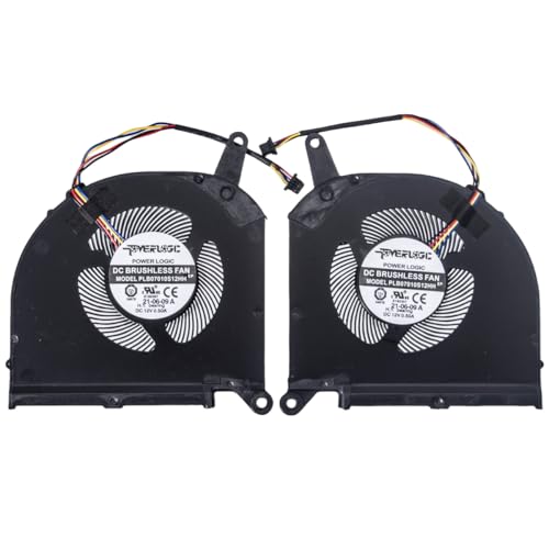 Replacement CPU+GPU Cooling Fan for Gigabyte Aero 15 OLED, AERO 17 HDR XA, RP75XA RP77XA, for Aorus 15G 17G YB XB WB KB SB YC XC YD XD KD, P/N: PLB07010S12HH (0.28 inch Thick)