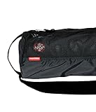 Manduka Yoga Breathe Easy Mat Carrier - Lightweight, Breathable Mesh with Zipper Closure, Easy to Carry, Hands-Free, Black, 1 EA, 26.5” x 6.5” x 6.5”