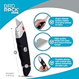 INTERNET'S BEST Premium Utility Knife Set | Retractable Box Cutter with Rubber Handle | Heavy-Duty Cutting for Cardboard, Carpet, Plastic | Retractable Blade | Includes 2 Razor Knives & Extra Blades