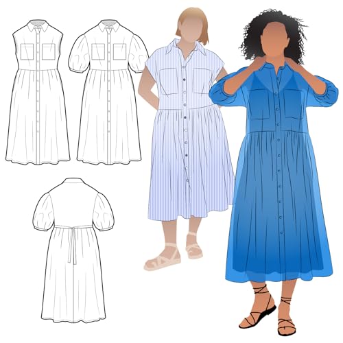 Style Arc Sewing Pattern - Emerald Woven Dress (Sizes 04-16)