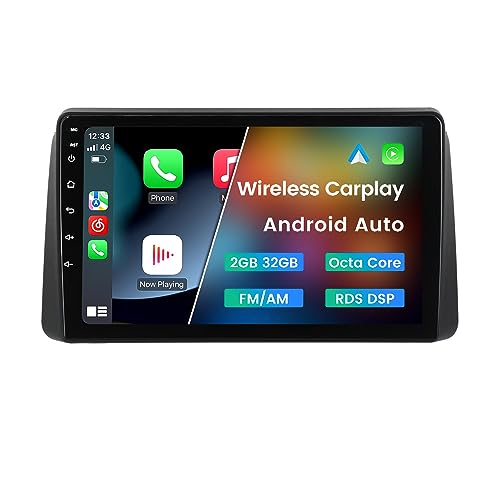 Android 12 Car Radio Stereo for Dodge Grand Caravan 2011-2020 for Chrysler Grand Voyager 2011-2015, Biorunn 9" Octa Core Wireless Car-Play Android Auto GPS Navi FM AM RDS DSP, 2GB RAM 32GB ROM