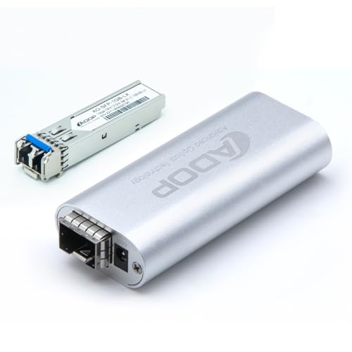 USB C to Fiber Network Adaptor, USB3.0 Type C to 100/1000base-X SFP Gigabit Network Card, Supported for Windows, macOS and Linux