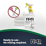 RMR - Tub and Tile Cleaner, Mold & Mildew Stain Remover, Industrial-Strength, No-Scrub Foam Cleaner, Modern Orchard Scent, 30 Fl Oz