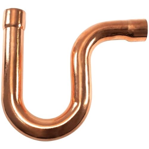 Appli Parts AP-PT078 7/8 in Wrot Copper Suction P-Trap ODF CxC Connections for Refrigeration, air Conditioning and Plumbing Applications ACR and Type L Copper Pipe