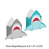 Trendware Shark Party Paper Treat Bags, 24 Count