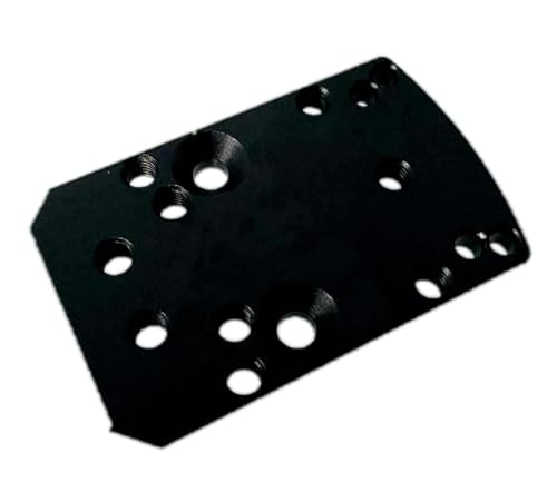 ADE Universal Converter Red Dot Mounting Plate for converting Any Optic Cut/Plate with RMR/SRO Footprint to Accept red dot Footprint Such as ADE RD3,Vortex Venom/Viper,Burris Fastfire,Shield red dot