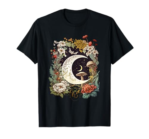 Aesthetic Goblincore and dark Cottagecore Mushroom T-Shirt