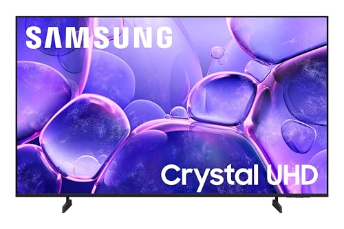 Samsung 55-Inch Class Crystal UHD U8000F 4K Smart TV (2025 Model) Endless Free Content, Crystal Processor 4K, MetalStream Design, Knox Security, Alexa Built-in