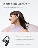 SHOKZ OpenFit Air - Open-Ear Headphones, True Wireless Earbuds, Water Resistant, Secure Earhooks for Daily Use, Black