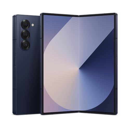 Samsung Galaxy Z Fold 6, 256GB Unlocked Android Smartphone, Circle to Search, Hands-Free Interpreter, AI Photo Edits, Foldable Display for Multitasking, 2024, US 1 Yr Warranty, Navy