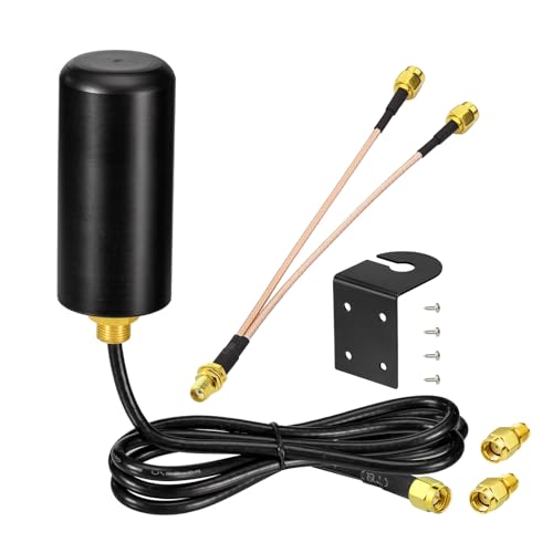 BINGFU Upgraded 4G LTE Cellular Mimo 8dBi Antenna SMA RP-SMA Compatible with Spypoint Game Security Camera Trail Cam Modem Router Antenna Replacement