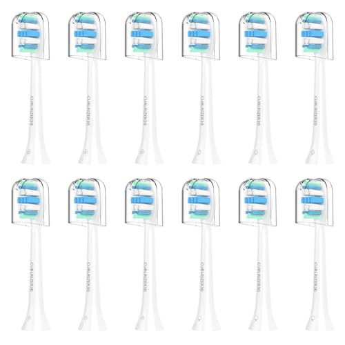 Replacement Toothbrush Heads for Philips Sonicare Replacement Heads, Electric Replacement Brush Head Compatible with Phillips Sonicare Electric Toothbrushes, 12 Pack