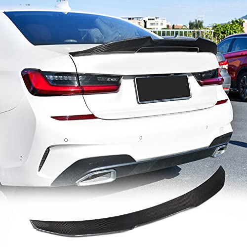 MCARCAR KIT Carbon Fiber Trunk Spoiler Compatible with BMW 3 Series G20 Sedan G80 M3 Spoiler 2019-2025 330i 330e M340i Rear Boot Lid Highkick Wing Lip Factory Outlet