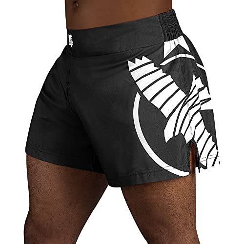 Hayabusa Men's Icon Kickboxing Shorts - Black, X-Large