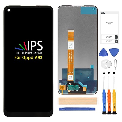 A-MIND for Oppo A92/OPPO A52 LCD Display (Original) Touch Digitizer Screen Replacement Full Assembly Repair Kits with Tools CPH2059 CPH2061 CPH2069 PADM00 PDAM10