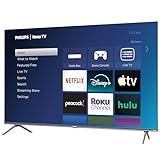 PHILIPS Roku TV 55" 4K QLED Ultra HD Dolby Vision Smart TV (55PUL7973/F7)