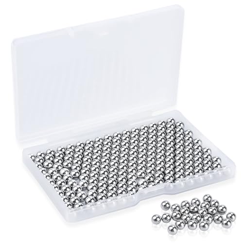 300 Pcs Paint Mixing Balls 0.22 Inch 304 Stainless Steel Agitator Balls for Acrylic Paints Nail Polish Epoxy Resin Craft Art Supplies Durable Ball Bearings