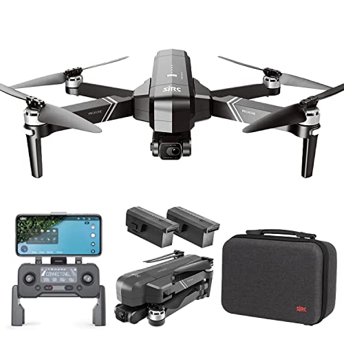 SJRC F11S 4K PRO Drone 4K Professional With HD Camera 1.2KM GPS 5G WiFi EIS 2 Axis Gimbal F11 RC Foldable Brushless Quadcopter (F11 Two Batteries)