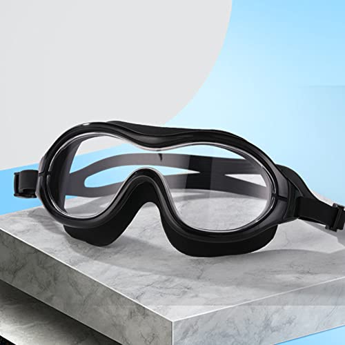 ZSYSUP UV Waterproof Anti Fog Swimwear Eyewear Swim Diving Water Glasses Adjustable Swimming Goggles Women Men Sports Eyewear (black)
