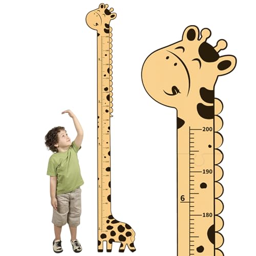 Wooden Growth Chart for Kids,Giraffe Height Chart for Boy Girls,Measuring Board for Kids Height,for Child's Room,Nursery Decor Decoration Wall Art (giraffe)