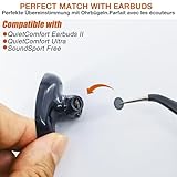 TENNMAK Earbuds Dust Proof Mesh Replacement for Bose QuietComfort Earbuds II/QuietComfort Ultra/SoundSport Free Earphones Dust Filter * 5 Pairs