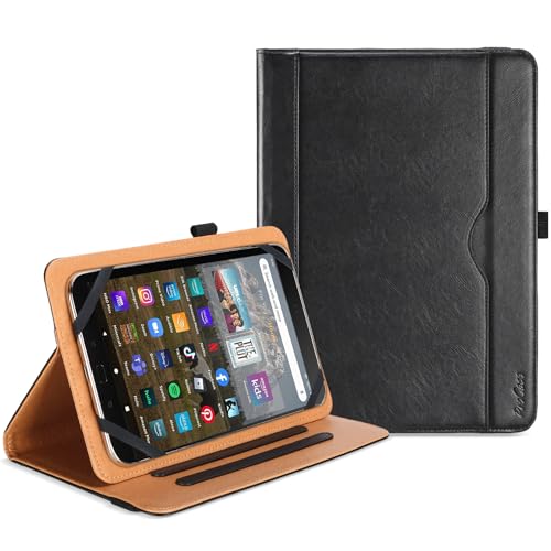 ProCase Universal Tablet Case for 7“- 8” inch Tablet, Premium PU Leather Stand Folio Case Protective Cover with Multiple Viewing Angles for 7" 8" Android Touchscreen Tablets –Black
