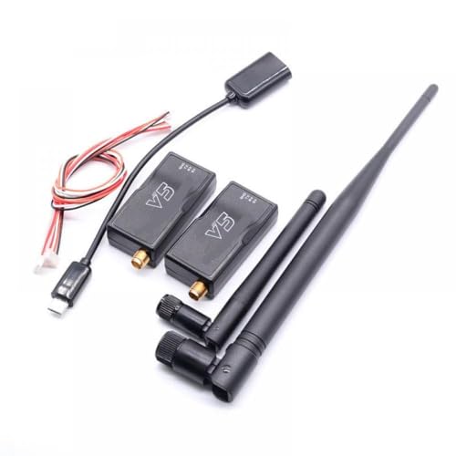 HeEHQA Radio V5 Telemetry Module Compatible with APM Pixhawk Compatible with Data Transmission 433Mhz 915Mhz 1000MW 500MW with OTG Cables(1000MW 915MHZ)