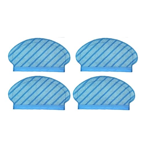 EZIEYWKE Mop Cloth Cleaning Pads Series Vacuum Cleaner Parts Washable Cleaning Cloths，Compatible for Ecovacs Deebot Ozmo 920 950 T5/N5/N5S，(4PCS Mop)