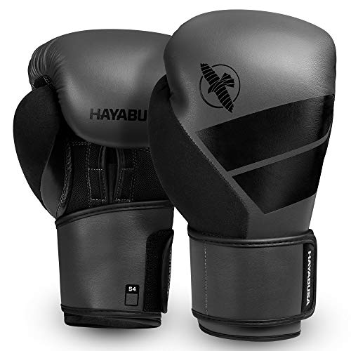 Hayabusa S4 Boxing Gloves for Men and Women - Charcoal, 16 oz