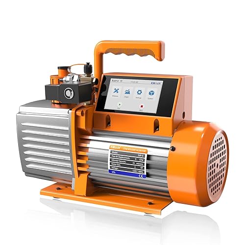 Elitech 9 CFM Vacuum Pump 2 Stage Intelligent HVAC Vacuum Pump App Control, SVP-9