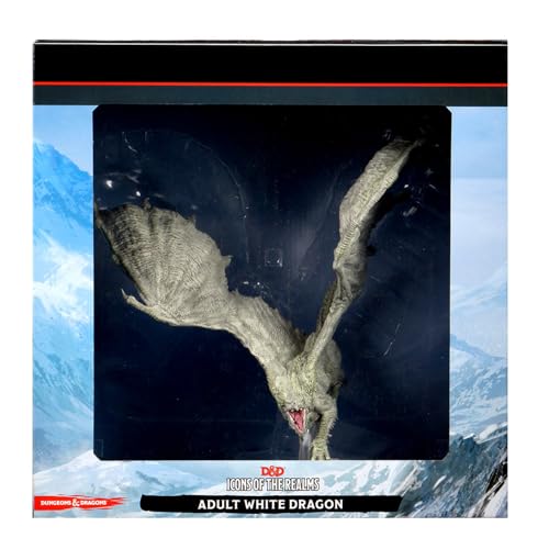 WizKids D&D Icons of The Realms: Adult White Dragon Premium Figure