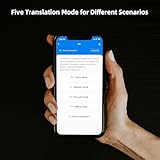 ANFIER M3 Translator Earbuds Language Translator Device Sliding Design Support 144 Languages & Accents Translation Wireless Translator Device with APP Fit iOS & Android