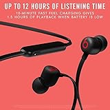 Beats Flex Wireless Earbuds - Apple W1 Headphone Chip, Magnetic Earphones, Class 1 Bluetooth, 12 Hours of Listening Time, Built-in Microphone - Black