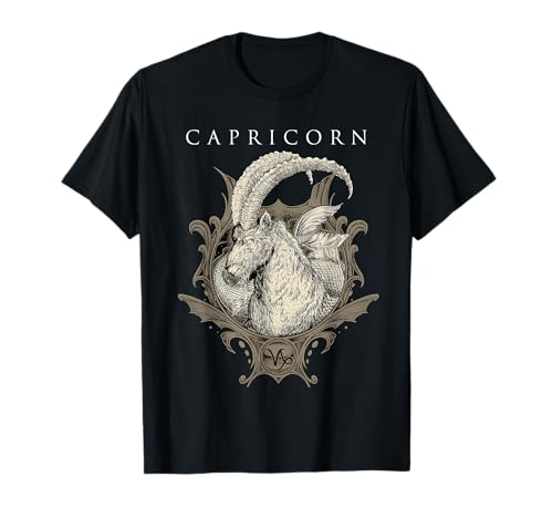 Capricorn zodiac T-shirt Birthday December-January T-Shirt