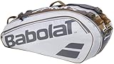 Babolat Pure Wimbledon Racquet Holder x6 Tennis Bag (White), 75 x 32 x 32 cm