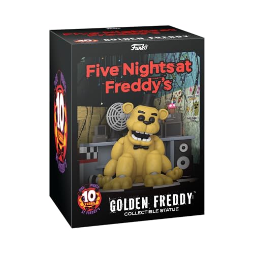 Funko Vinyl Statue: Five Nights at Freddy's (FNAF)- Golden Freddy - 12 Inch Statue - Collectable Figure - Gift Idea - for Boys, Girls