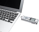 OM SYSTEM OLYMPUS Voice Recorder DM-720 with 4GB, Micro SD Slot, USB Charging, Direction PC Connection, Transcription Mode, Silver