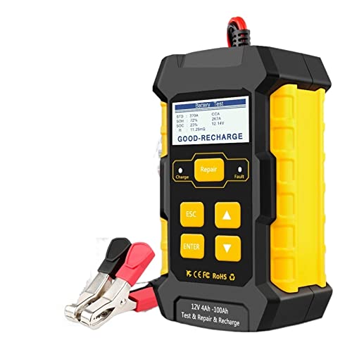 Electronic Load Tester 510 Full Automatic 12V Car Battery Tester Pulse Repair 5A Battery Chargers Wet Dry Gel Lead Acid Car Repair Tool Life Science Supplies