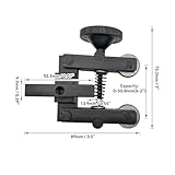 HFS(R) Adjustable Knurling Tool Holder with 6pcs Wheels for Mini Lathes 0-2" Capacity