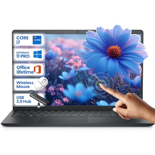 Dell Inspiron 15 Touchscreen Laptop - 15.6" Anti Glare FHD Display - 13th Gen Intel Core i7-1355U - 64 GB RAM - 2 TB SSD - Windows 11 Pro - Office Pro Lifetime - w/Accessories